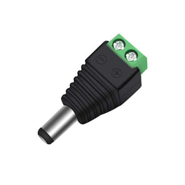 Barrel Jack DC Male 5.5mm Adapter With Screw Terminal